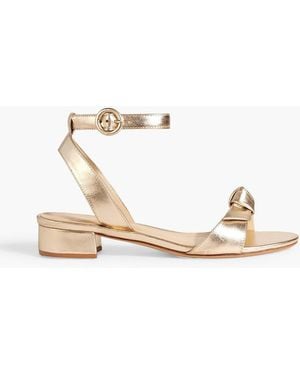 Alexandre Birman Clarita 30 sandalen aus -leder mit schleife - Weiß
