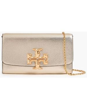 Tory Burch Eleanor clutch aus -leder - Natur