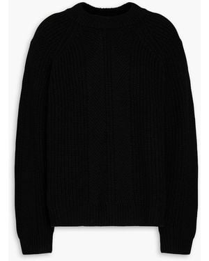 NAADAM Ribbed Wool And Cashmere-blend Sweater - Black