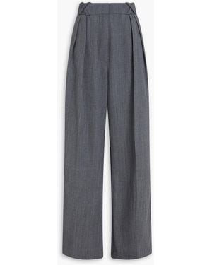 Rohe Twill Wide-leg Pants - Grey