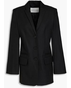 By Malene Birger Porter Twill Blazer - Black