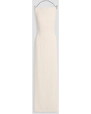 16Arlington Hebe Crepe Gown - White