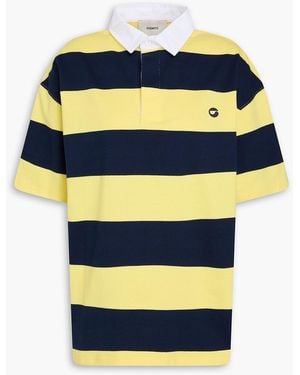 Coperni Gestreiftes poloshirt aus baumwoll-jersey - Gelb