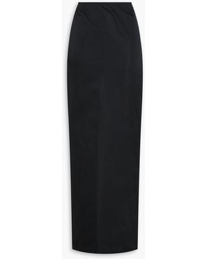 Ludovic de Saint Sernin Wool-Blend Maxi Pencil Skirt - Black