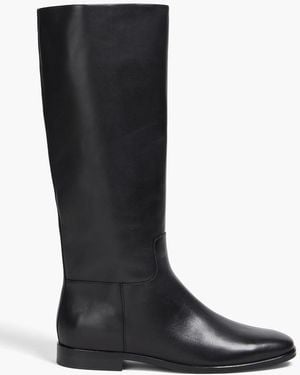 Vince Margaret Leather Boots - Black