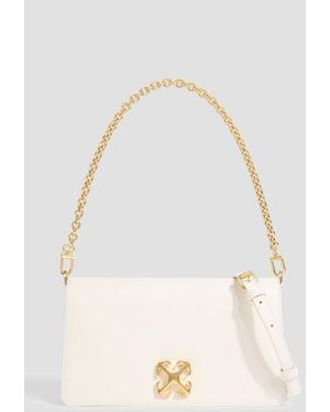 Off-White c/o Virgil Abloh Jitney 17 Leather Shoulder Bag - Natural