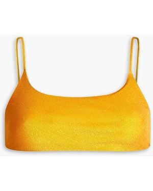 JADE Swim Muse Terry Bikini Top - Yellow