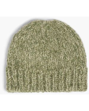 Federico Curradi Melierter beanie aus einer wollmischung - Grün