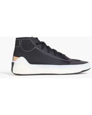 adidas By Stella McCartney Logo-print Neoprene High-top Trainers - Blue