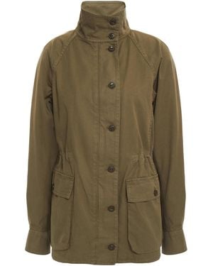 Rag & Bone Mazie Cotton-gabardine Jacket - Green