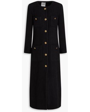 Sandro Donegal Tweed Blazer - Black