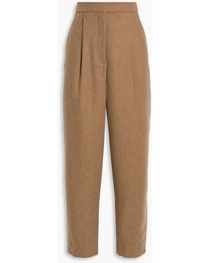 Veronica Beard Karottenhose "netta" aus flanell - Natur