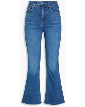 Veronica Beard Carson hoch sitzende kick-flare-jeans - Blau