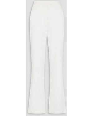Nicholas Rena Stretch-crepe Straight-leg Trousers - White