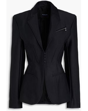 Mugler Scuba Blazer - Black