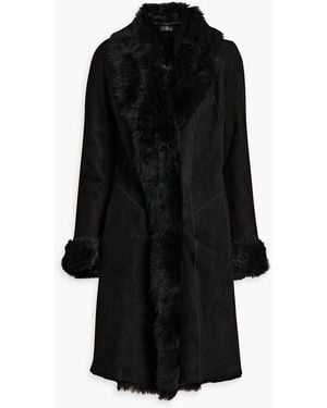 Dom Goor Shearling Coat - Black