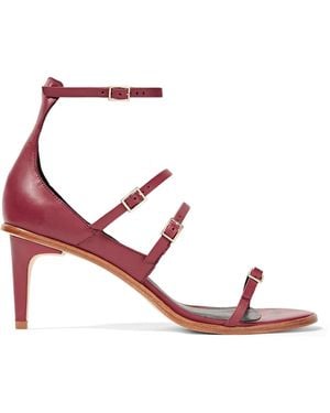 Tibi Isabel Leather Sandals - Pink
