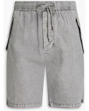 James Perse Shorts aus einer baumwoll-hanfmischung - Grau
