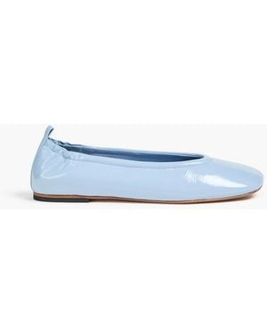 3.1 Phillip Lim Id Patent-leather Ballet Flats - Blue