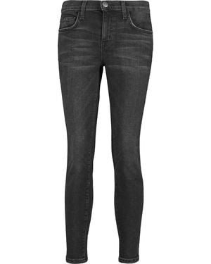 Current/Elliott The Stiletto Mid-Rise Skinny Jeans - Gray