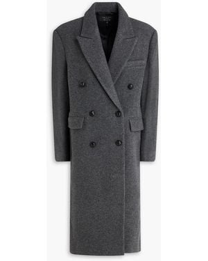 Rag & Bone Lilian Double-breasted Wool-felt Coat - Black