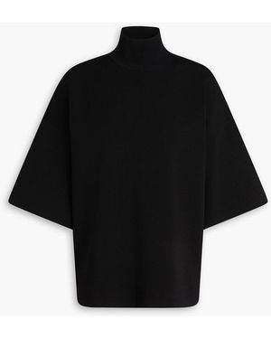 Theory Stretch-knit Turtleneck Top - Black