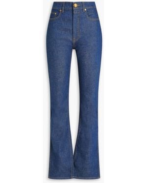 Zimmermann High-rise Straight-leg Jeans - Blue