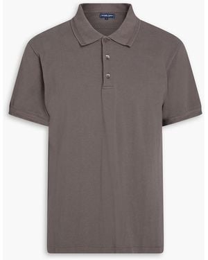 Frescobol Carioca Horacio Cotton-Piqué Polo Shirt - Grey