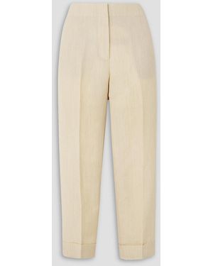 Interior The owens hose mit geradem bein aus webstoff - Natur