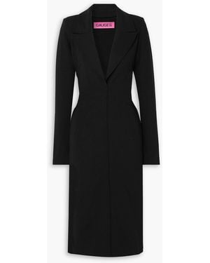 GAUGE81 Moata Ruched Stretch-crepe Midi Dress - Black