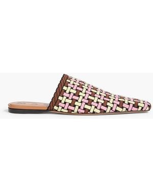 Marni Jacquard Slippers - Brown