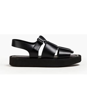 By Malene Birger Kleva Leather Sandals - Black
