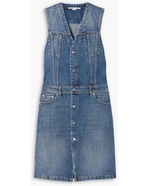 Stella McCartney Denim Midi Dress - Blue