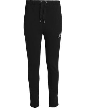 adidas Originals Embroidered French Cotton-Blend Terry Track Trousers - Black