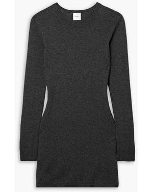 Leset Zoe Knitted Mini Dress - Black