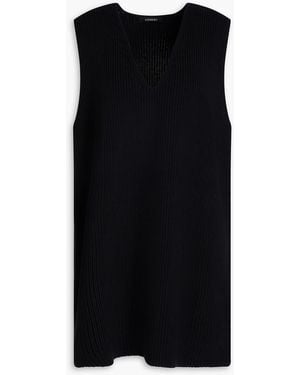 A.Emery Talman Cotton Vest - Black