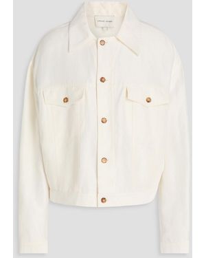 Loulou de Saison Kerria Dupioni Jacket - Natural