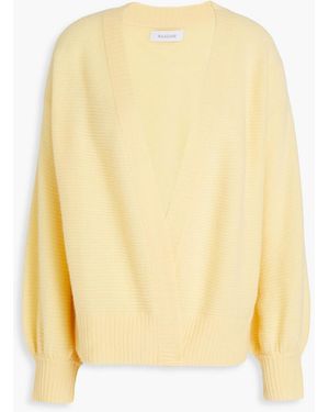 NAADAM Ribbed Cashmere Cardigan - Yellow