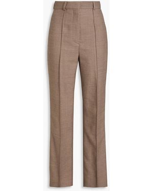 Nanushka Wool-twill Flared Pants - Natural