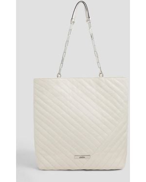 Isabel Marant Tote bag aus gestepptem leder - Natur