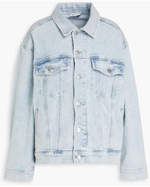 Jonathan Simkhai Lambert Crystal-embellished Denim Jacket - Blue