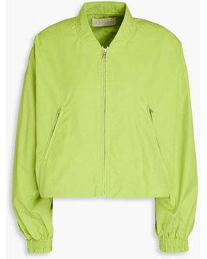 Ulla Johnson Alessa Cropped Cotton Jacket - Green