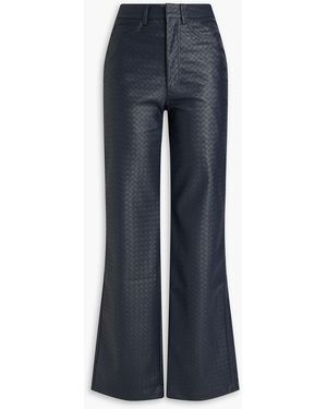 ROTATE BIRGER CHRISTENSEN Woven Wide-Leg Trousers - Blue