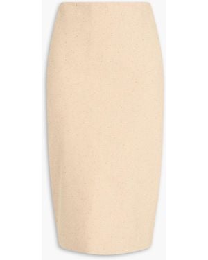 Zimmermann Donegal Cotton And Silk-blend Skirt - Natural