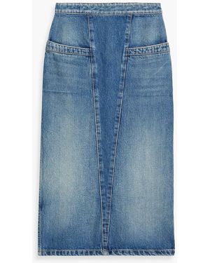 IRO Lamy Faded Denim Skirt - Blue
