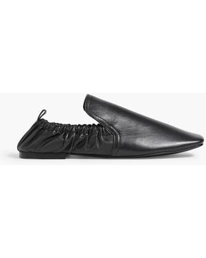 A.Emery Delphine Leather Loafers - Black