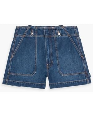 Veronica Beard Graham Denim Shorts - Blue