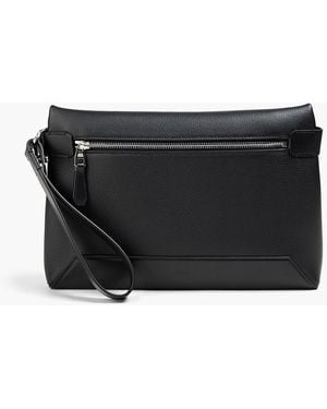 dunhill 1893 Harness Pebbled-Leather Pouch - Black