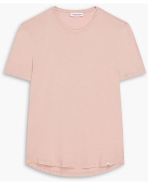 Orlebar Brown Ob-T Cotton And Silk-Blend Jersey T-Shirt - Pink