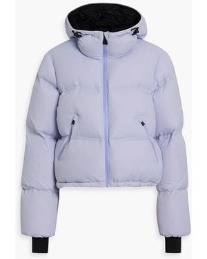 Aztech Mountain Minnie Nuke Cropped Quilted Down Ski Jacket - Blue
